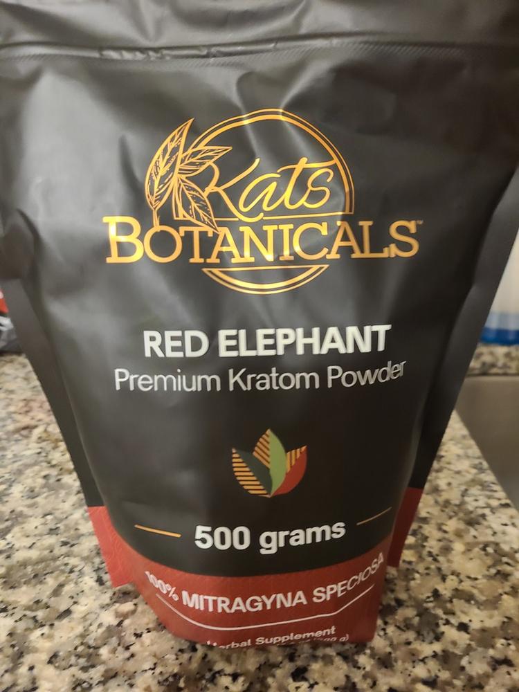 Red Elephant Kratom Powder - 500 Grams - Customer Photo From Justin K.