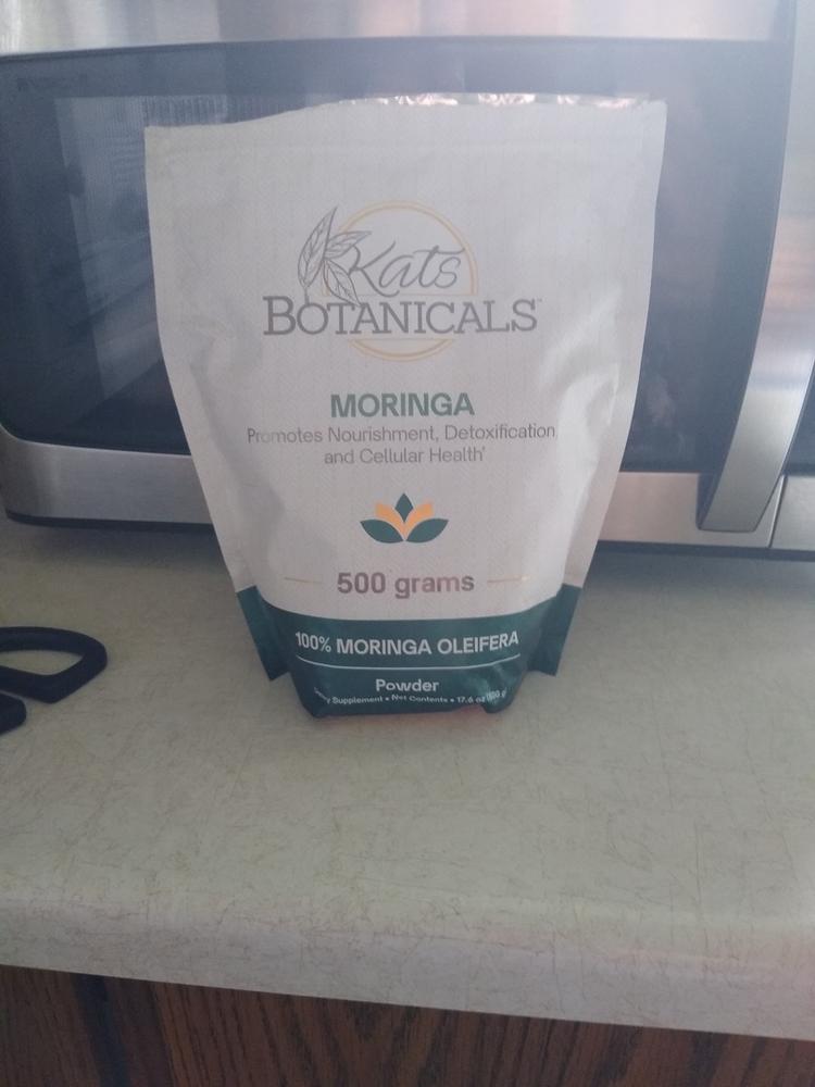 Moringa Powder - 90 Count (54 grams) - Customer Photo From Tricia A.