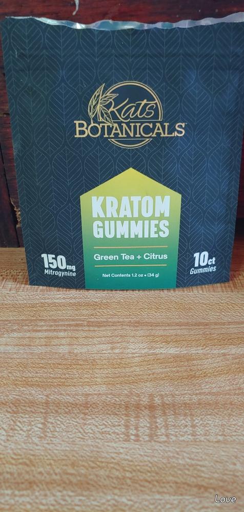 Green Tea + Citrus Kratom Gummies - Customer Photo From Anna D.