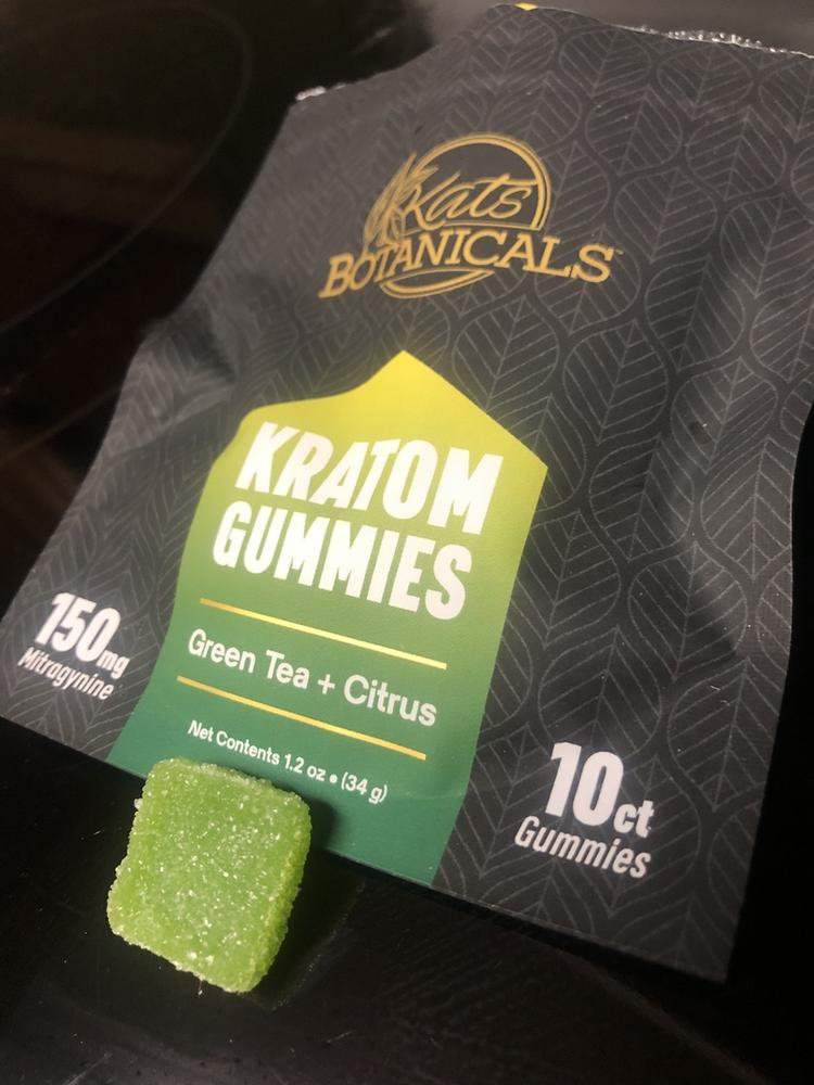 Green Tea + Citrus Kratom Gummies - Customer Photo From Pat C.