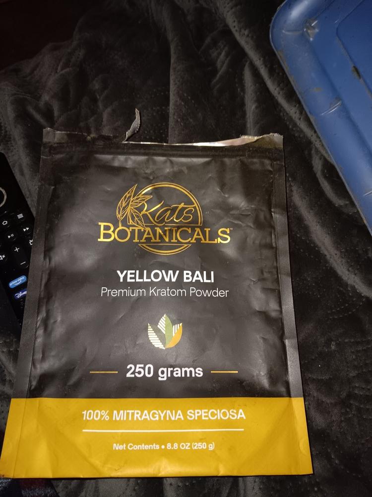 Yellow Bali Kratom Powder - 35 Grams - Customer Photo From Jess W.