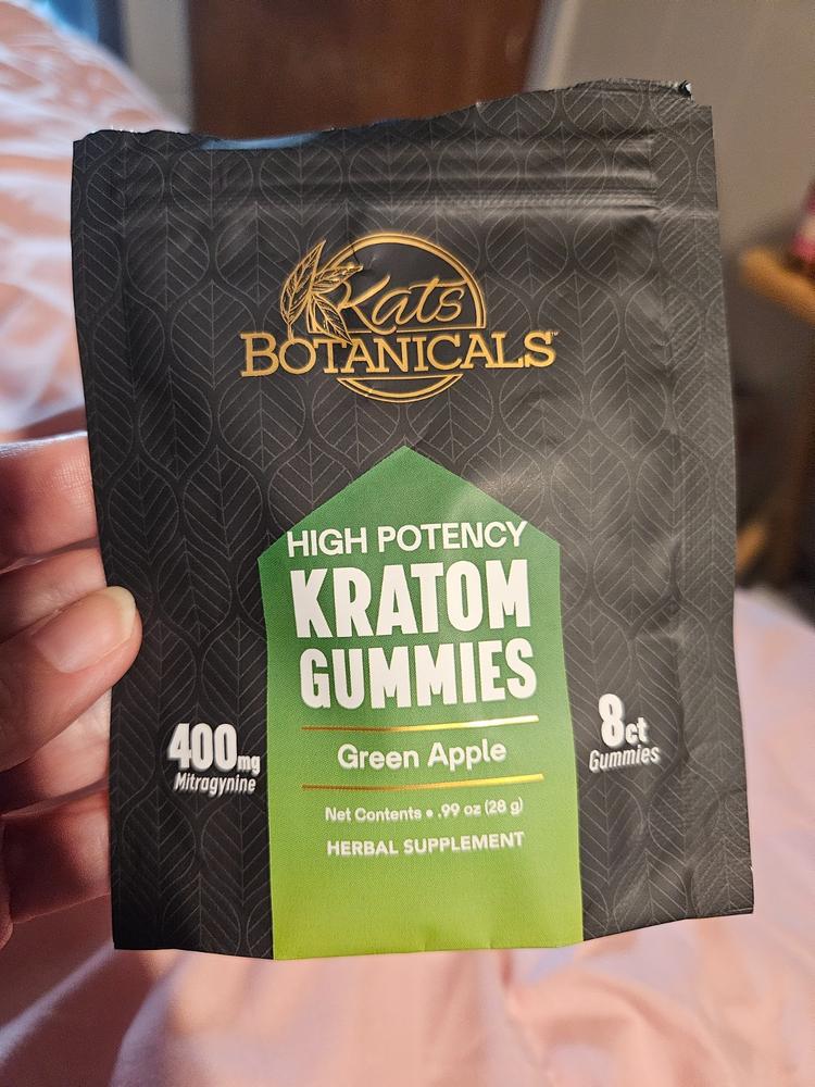 Green Apple Kratom Gummies - Customer Photo From Theresa Walker