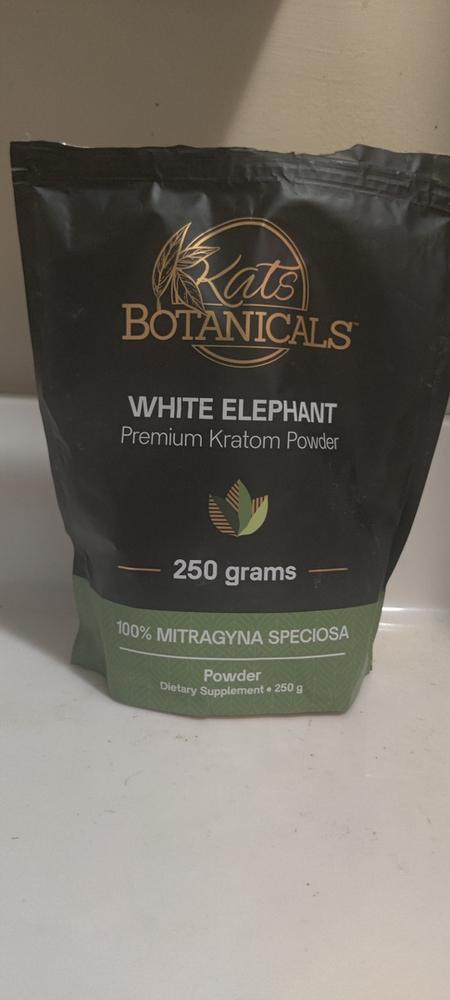 White Elephant Kratom Powder - 250 Grams - Customer Photo From Ryan S.