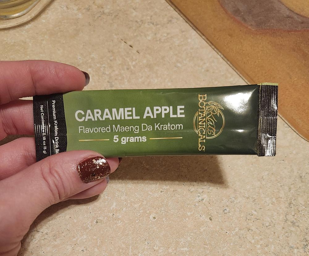 Flavored Kratom, Caramel Apple, 5g - Batch: 4109 - Customer Photo From Lutetia P.