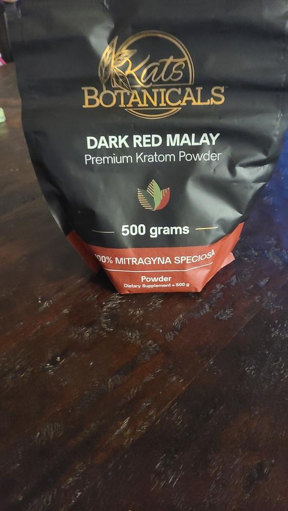 Dark Red Malay Kratom Powder - 35 Grams - Customer Photo From Justin K.