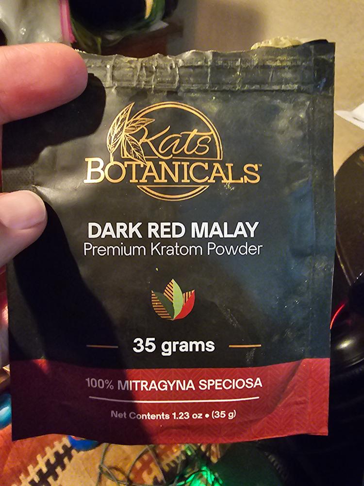 Dark Red Malay Kratom Powder - Customer Photo From Robert c.o
