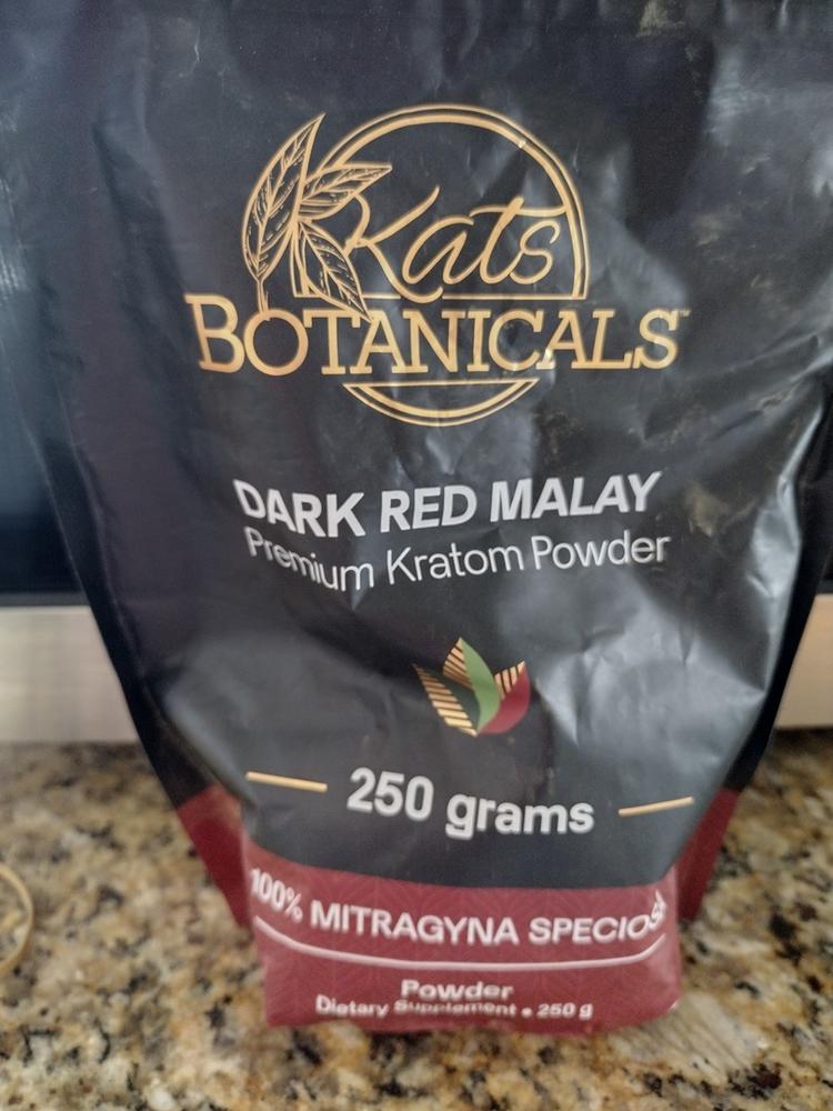 Dark Red Malay Kratom Powder - 35 Grams - Customer Photo From Julie E.