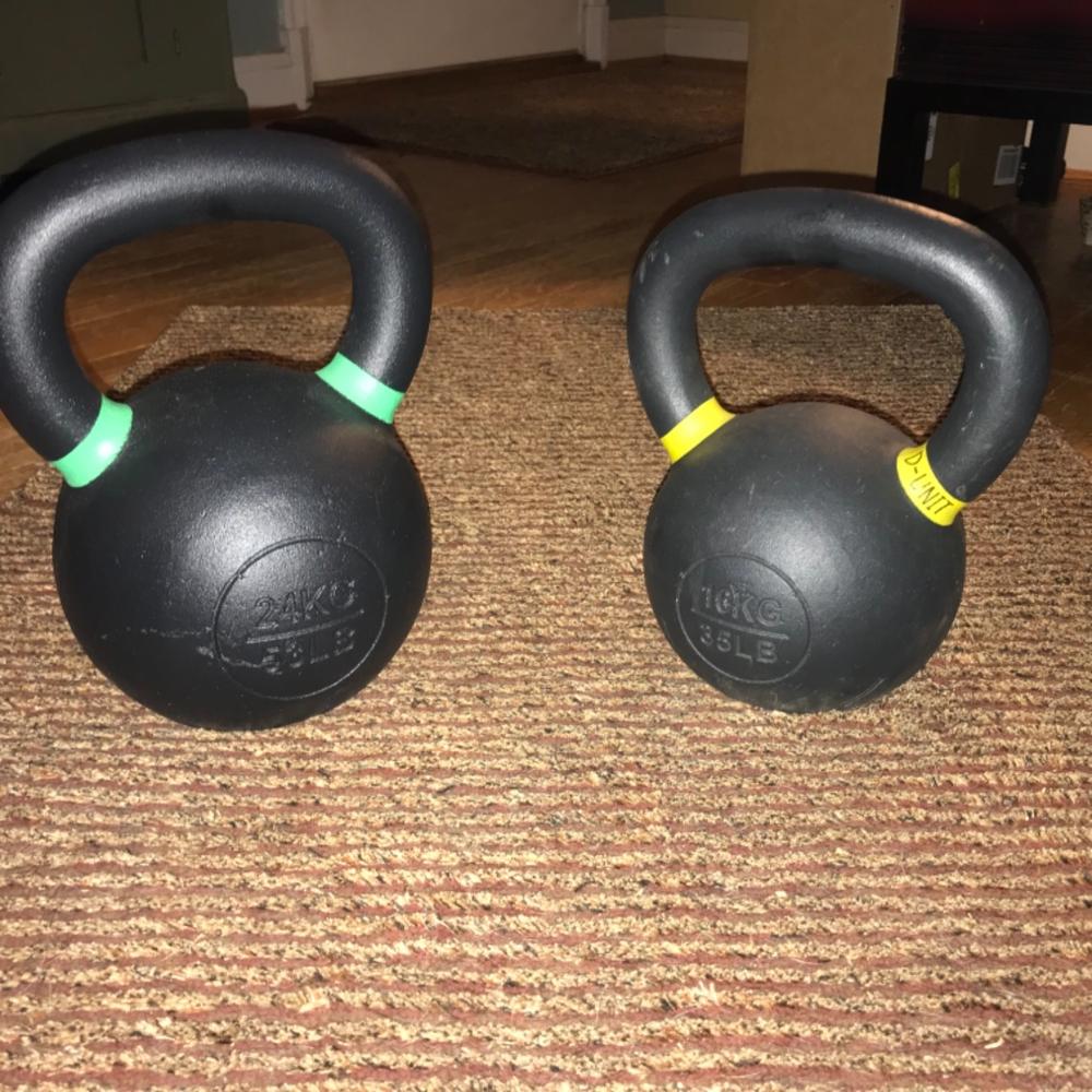 Attack Fitness Cast Iron Kettlebell 24kg - Black – EL-EVO