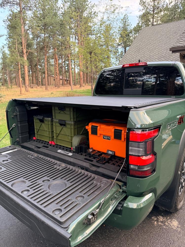 Tmat Compact Truck Bed Organizer Slide Out Mat | Universal Fit - Customer Photo From Sawyer Halingstad