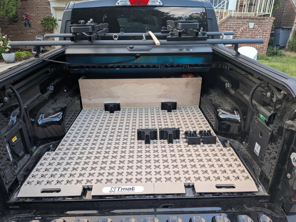 Tmat Compact Truck Bed Organizer Slide Out Mat | Universal Fit - Customer Photo From Jack Friend