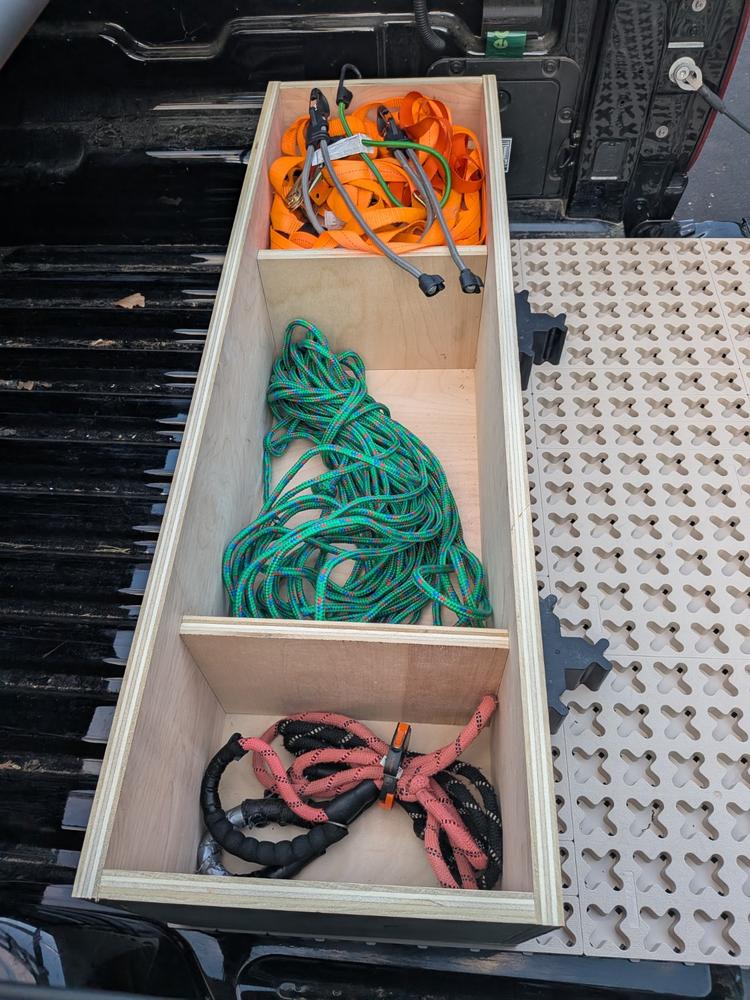 Tmat Compact Truck Bed Organizer Slide Out Mat | Universal Fit - Customer Photo From Jack Friend
