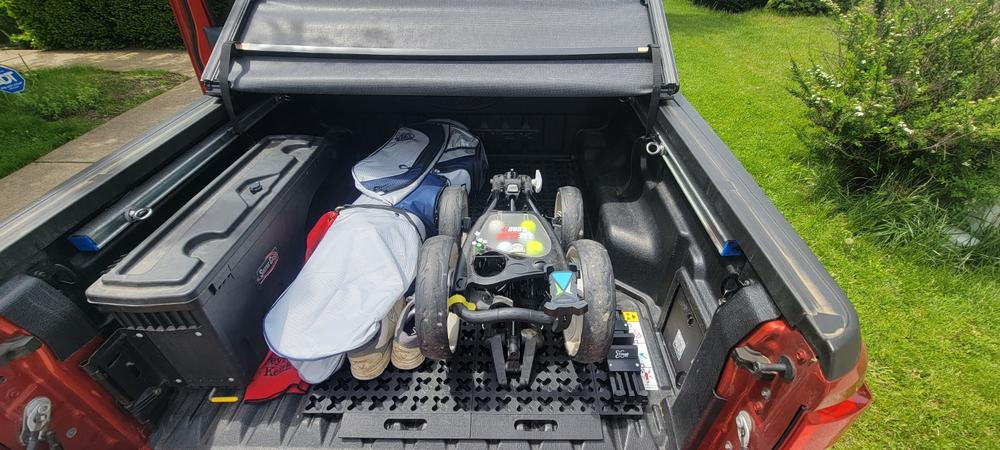 Tmat Compact Truck Bed Organizer Slide Out Mat | Universal Fit - Customer Photo From Desirie Keith