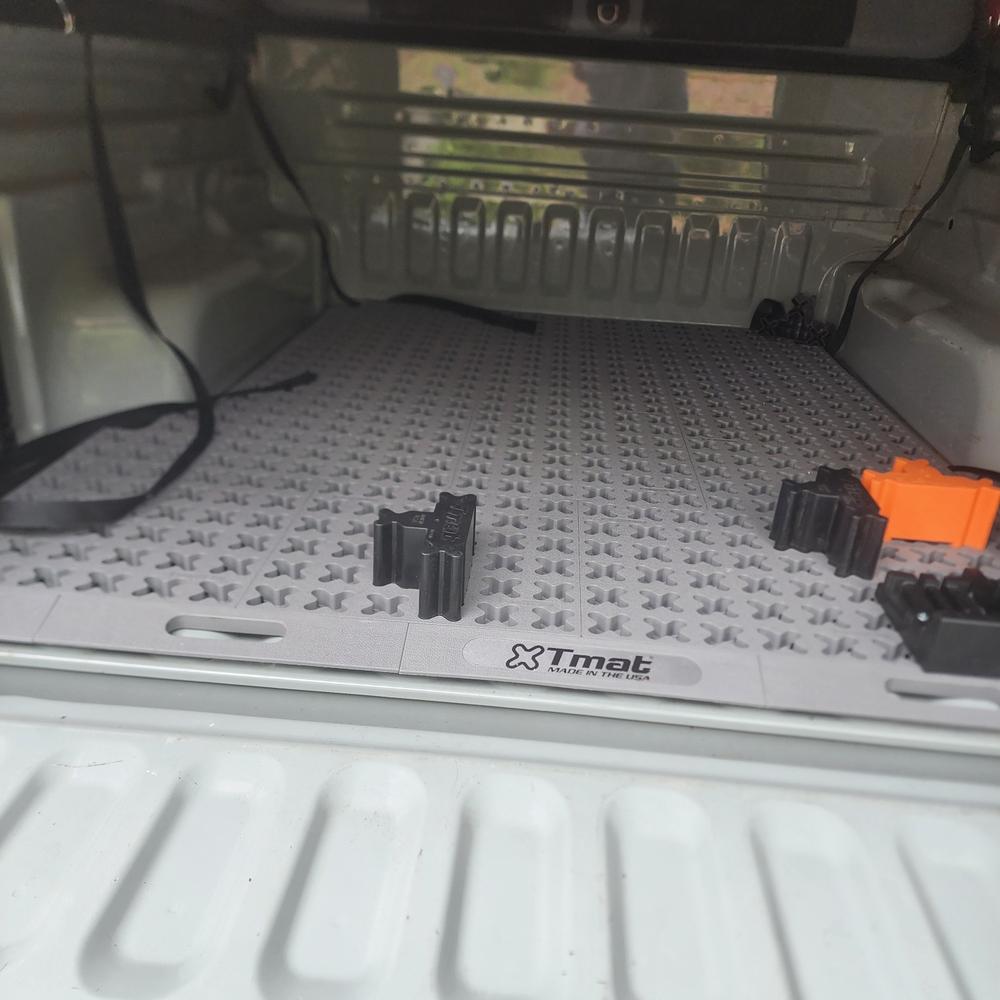 Tmat Compact Truck Bed Organizer Slide Out Mat | Universal Fit - Customer Photo From Cherie Mascis