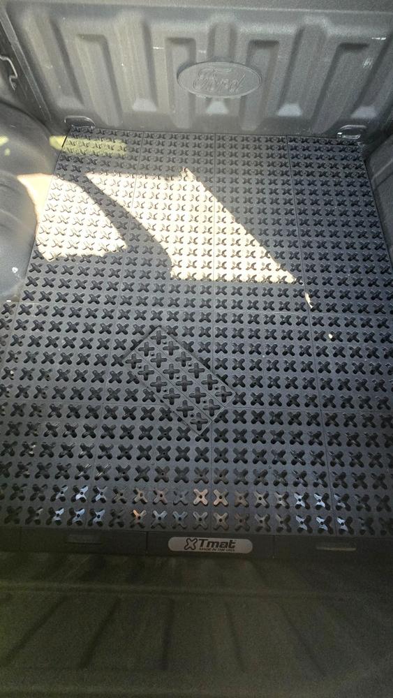12" x 12" Tmat Interlocking Panel - Four Connectors With Drainage (Single) - Customer Photo From Cecil Bailey