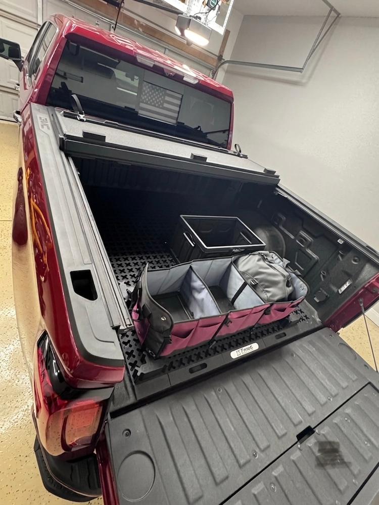 Tmat Truck Bed Organizer Slide Out Mat | GMC Sierra 1500 Short Bed - Customer Photo From Chris Watson