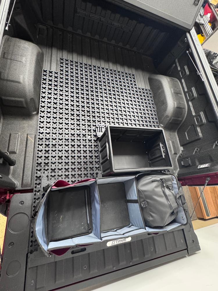 Tmat Truck Bed Organizer Slide Out Mat | GMC Sierra 1500 Short Bed - Customer Photo From Chris Watson