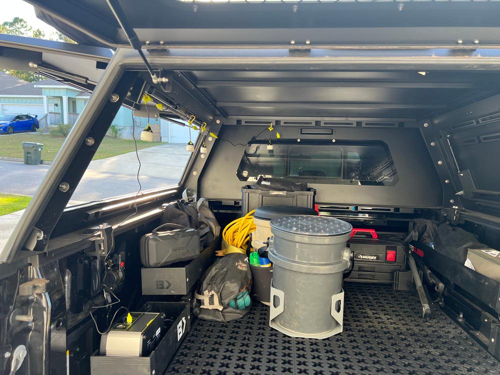 Tmat Truck Bed Organizer Slide Out Mat | Ford F150 Short Bed - Customer Photo From Chris Zambesi