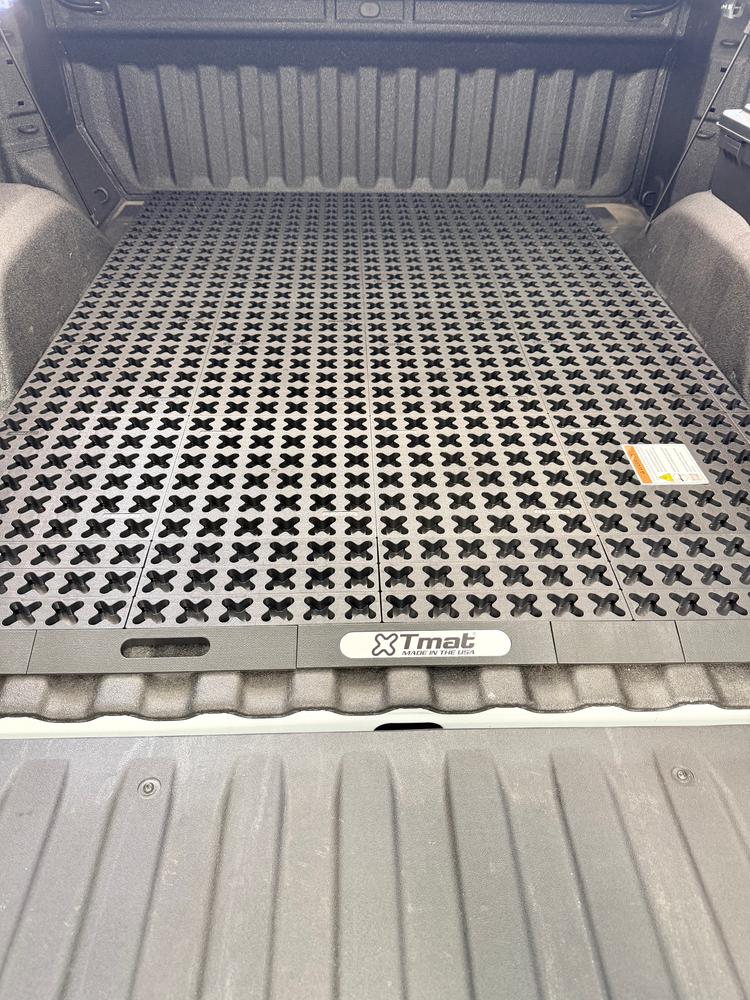 Tmat Truck Bed Organizer Slide Out Mat | Chevrolet Silverado 1500 Short Bed - Customer Photo From michael 
