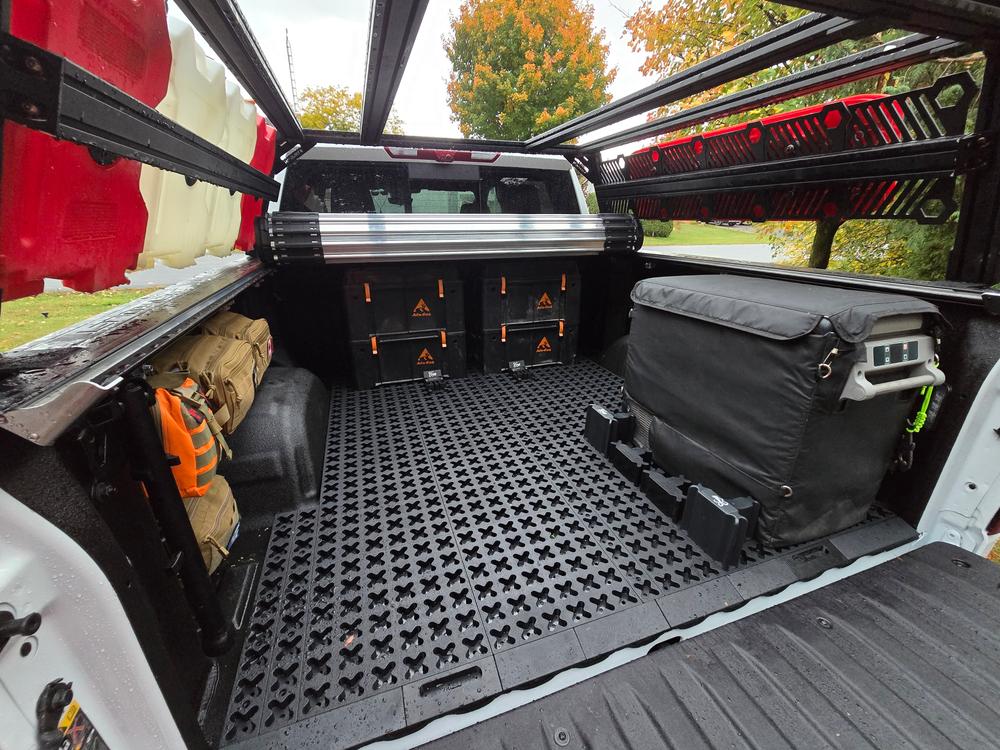 Tmat Truck Bed Organizer Slide Out Mat | Chevrolet Silverado 1500 Short Bed - Customer Photo From Eric 