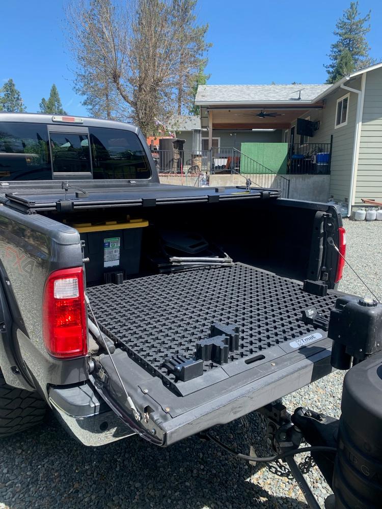 Tmat Truck Bed Organizer Slide Out Mat | Ford F250/F350 Standard Bed - Customer Photo From Dale Miller