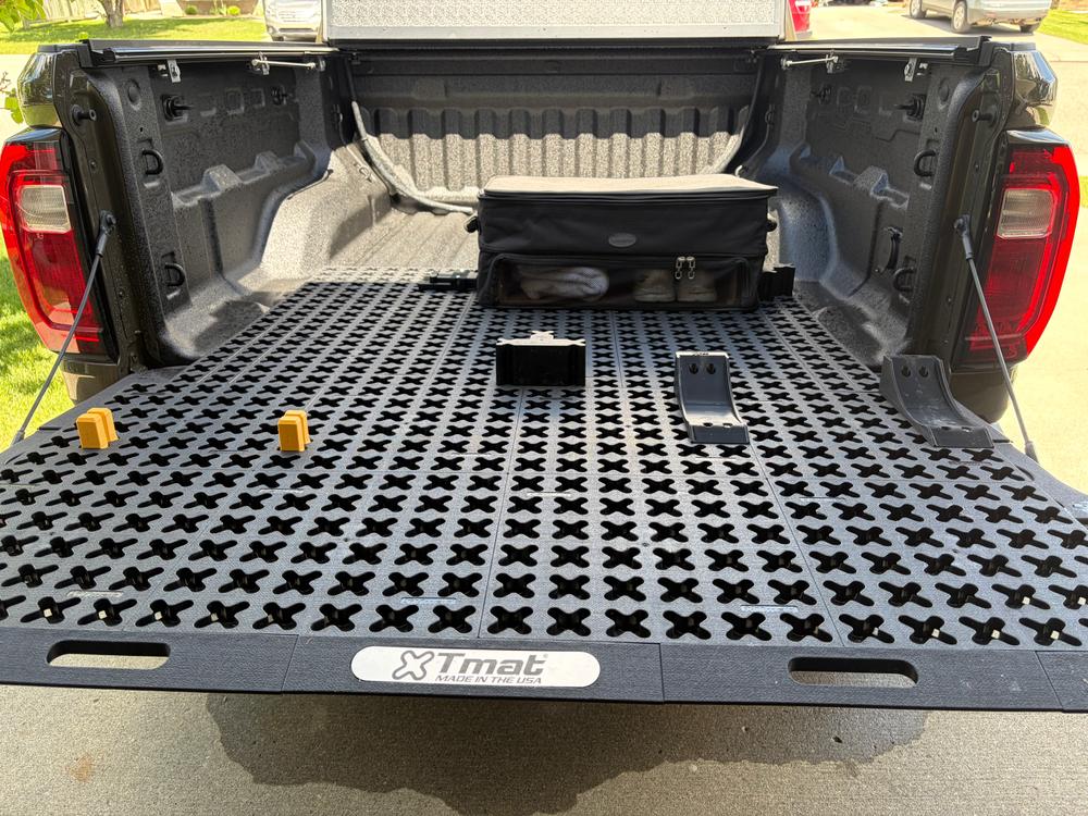 Tmat Truck Bed Organizer Slide Out Mat | GMC Canyon Short Bed - Customer Photo From Larry Broers