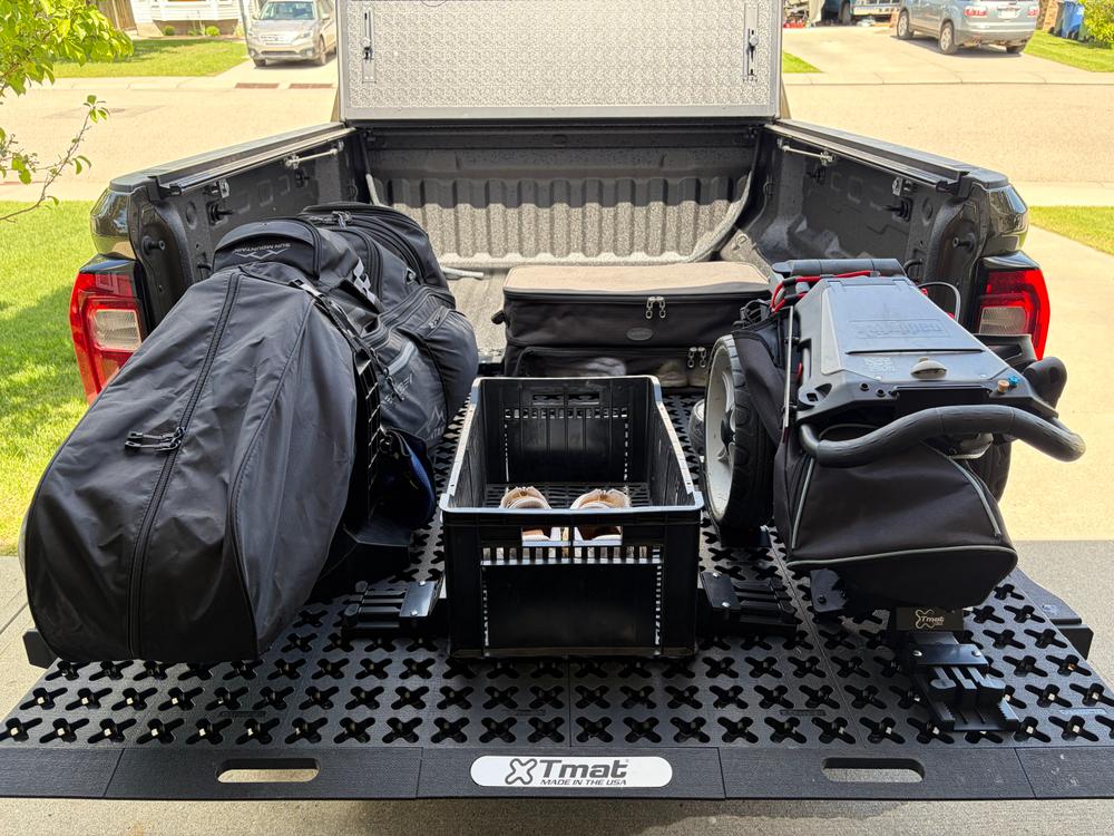 Tmat Truck Bed Organizer Slide Out Mat | GMC Canyon Short Bed - Customer Photo From Larry Broers