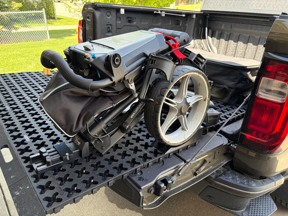 Tmat Truck Bed Organizer Slide Out Mat | GMC Canyon Short Bed - Customer Photo From Larry Broers