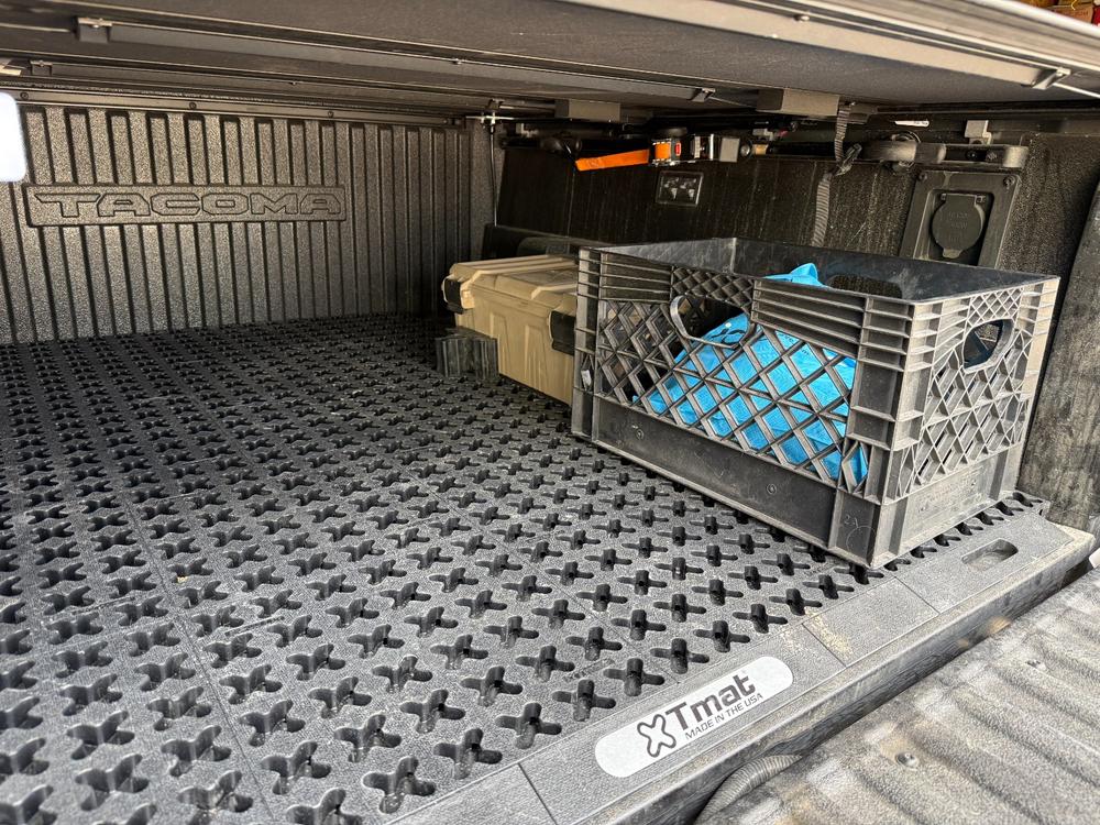 12" x 12" Tmat Interlocking Panel - Six Connectors With Drainage (Single) - Customer Photo From Marc Robins