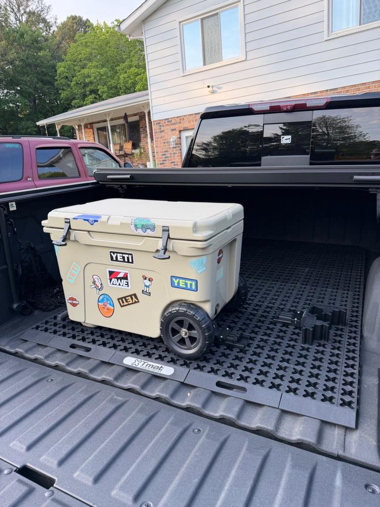 12" x 12" Tmat Interlocking Panel - Six Connectors With Drainage (Single) - Customer Photo From Vincent Holland