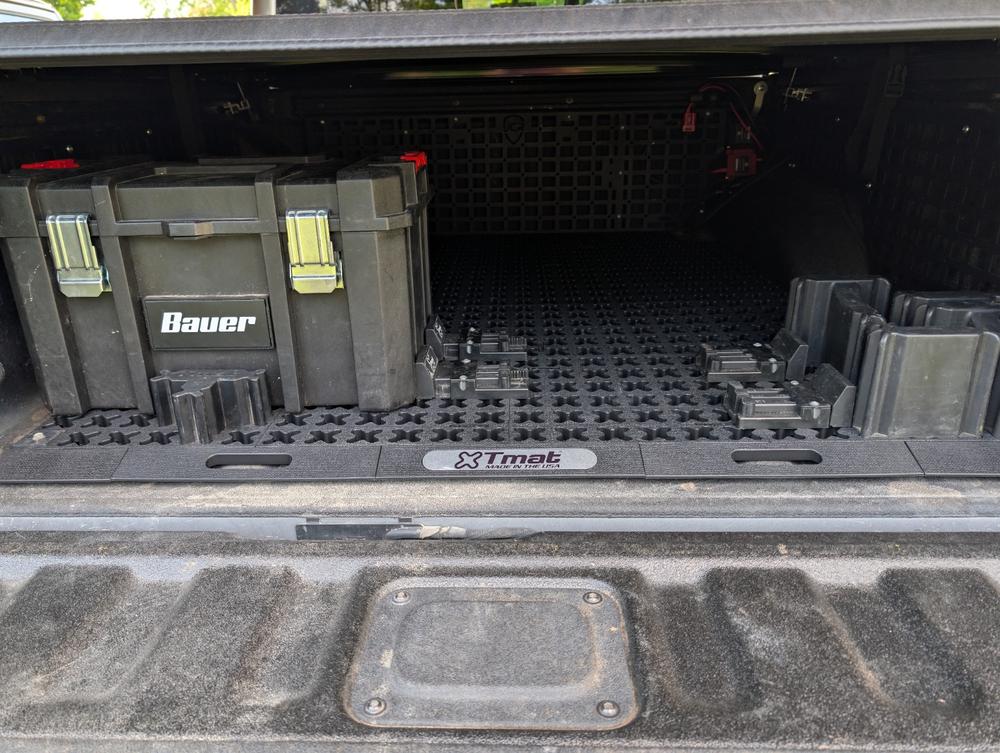 12" x 12" Tmat Interlocking Panel - Six Connectors With Drainage (Single) - Customer Photo From Korey Badgley