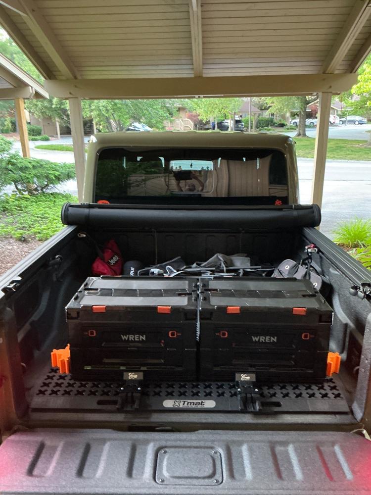 12" x 2" Tmat Interlocking Strips - Six Connectors With Drainage (Set of 2) - Customer Photo From Lee Green