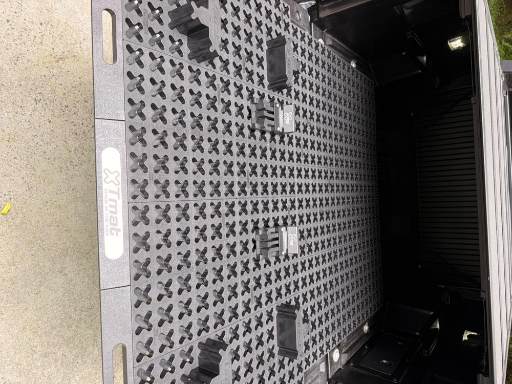 12" x 2" Tmat Interlocking Strips - Six Connectors With Drainage (Set of 2) - Customer Photo From Tom Wilson