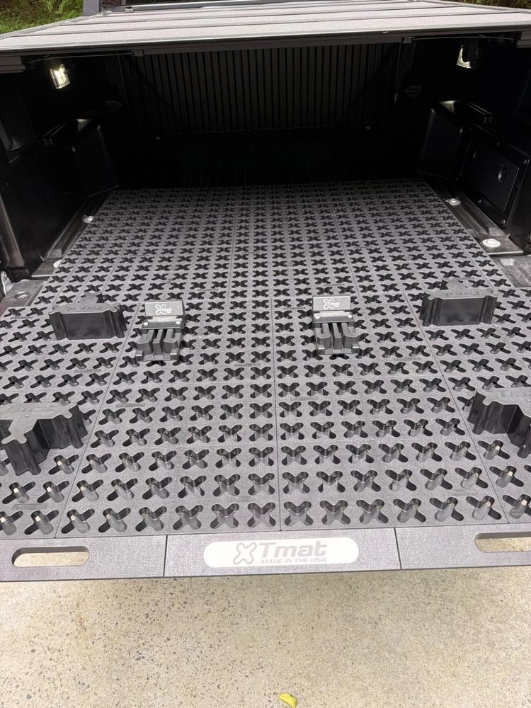 12" x 2" Tmat Interlocking Strips - Six Connectors With Drainage (Set of 2) - Customer Photo From Tom Wilson