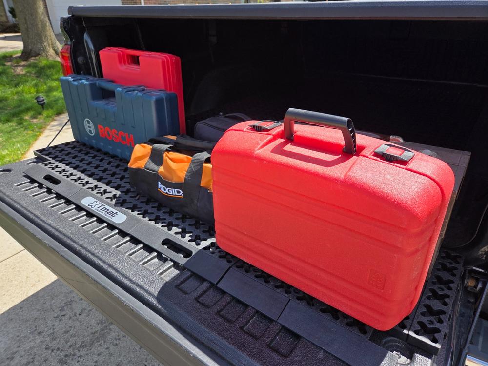 Tmat Handles & Ramp Edge Kit - 50" Total Length (Full-size Truck Kits) - Customer Photo From Jillian Romanoski