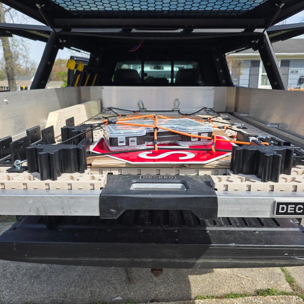 12" x 2" Tmat Interlocking Strips - Six Connectors With Drainage - Tan (Set of 2) - Customer Photo From John carasella
