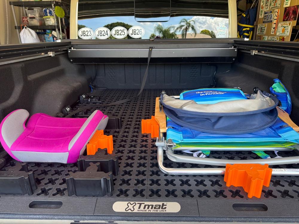 Tmat Tight-fit Stout Stationary Blockers - Orange (2-Pack) - Customer Photo From Wanda Gomez