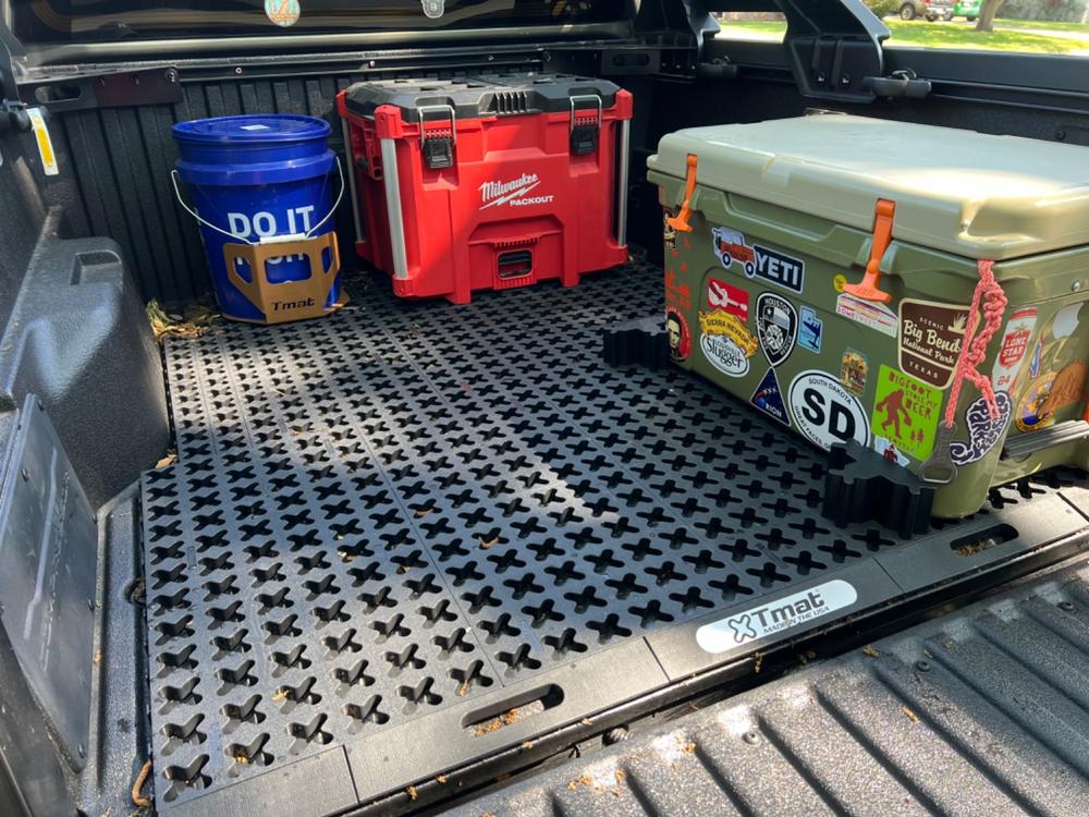 Tmat 5-Gallon Bucket Holder with Tmat Anchors - Brown - Customer Photo From Paul Ericksen
