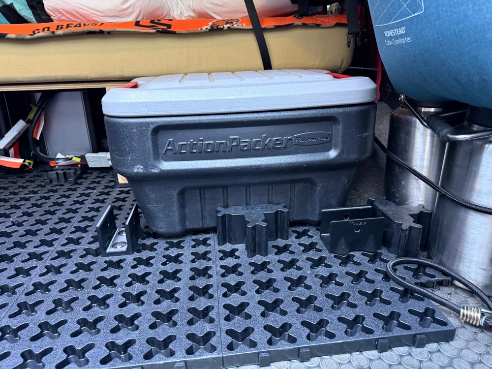 12" x 12" Tmat Interlocking Non-Draining Panel - Four Connectors (Single) - Customer Photo From Aaron Villa
