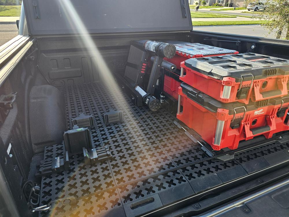 12" x 12" Tmat Interlocking Non-Draining Panel - Four Connectors (Single) - Customer Photo From Curtis 