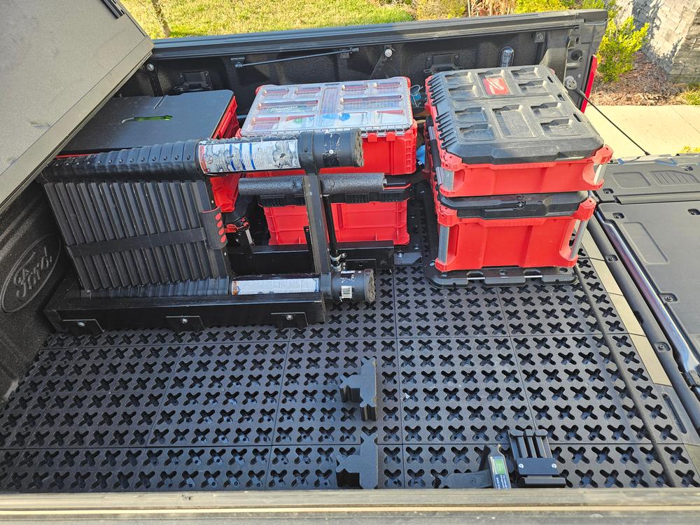 12" x 12" Tmat Interlocking Non-Draining Panel - Four Connectors (Single) - Customer Photo From Curtis 