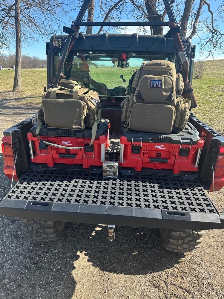 12" x 12" Tmat Interlocking Non-Draining Panel - Four Connectors (Single) - Customer Photo From Matt Dedeo