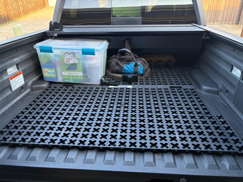 Tmat Truck Bed Organizer Slide Out Mat | Universal Fit for Short Beds 5