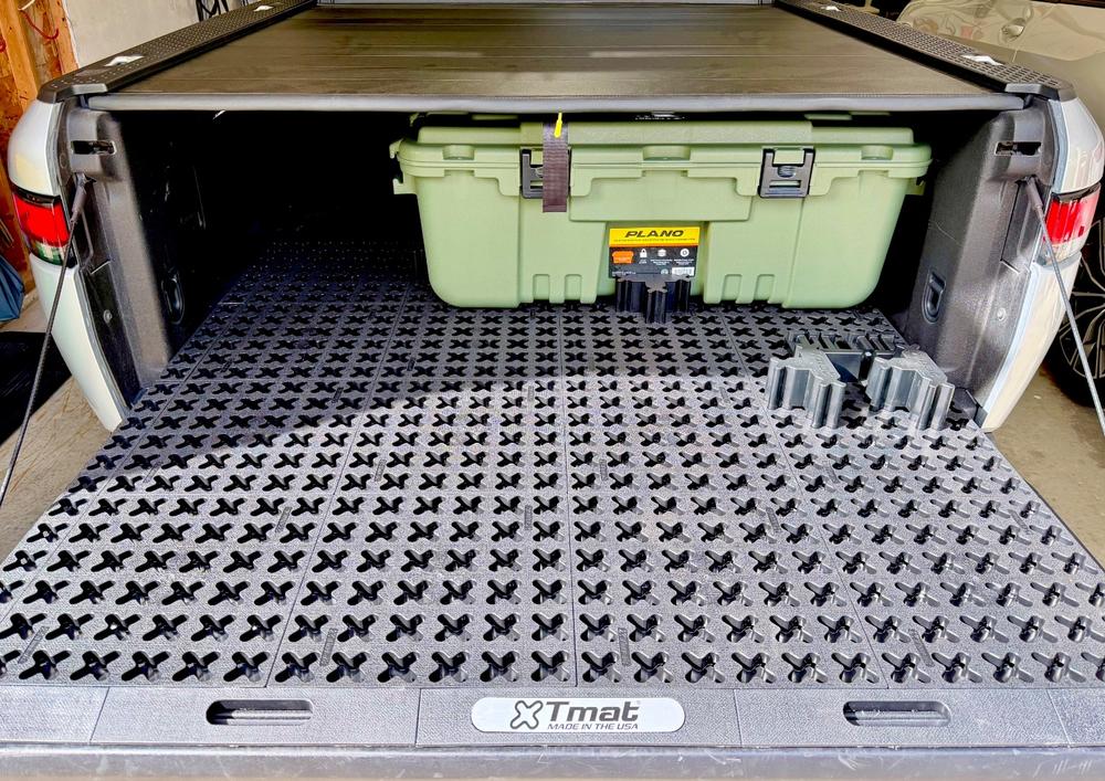 Tmat Truck Bed Organizer Slide Out Mat | Universal Fit for Short Beds 5