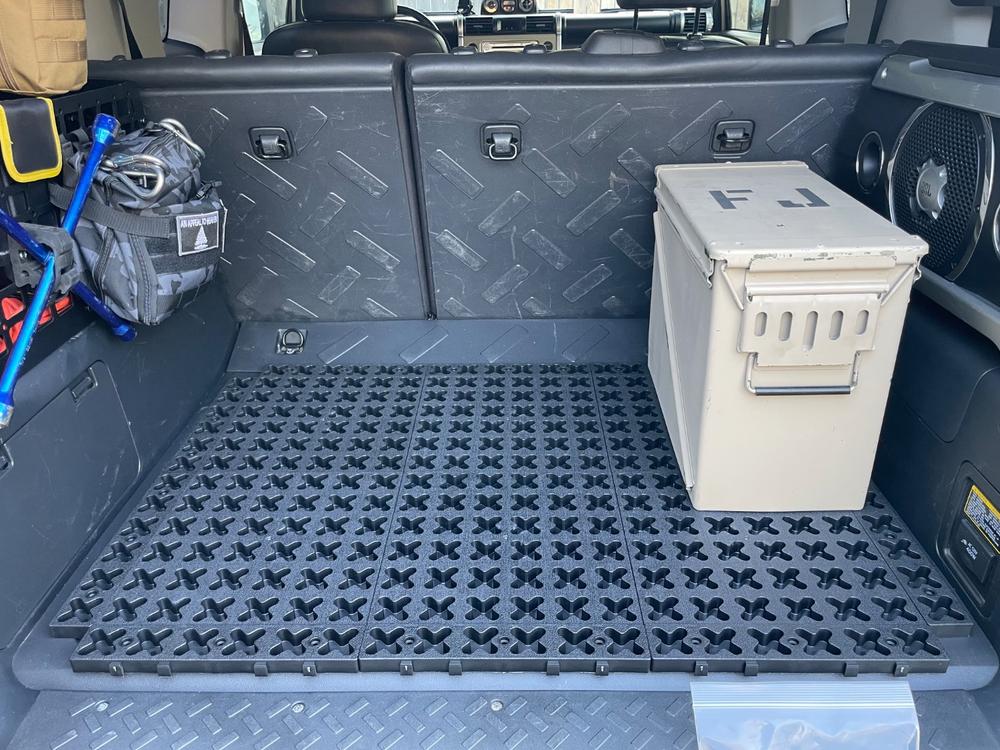 12" x 2" Tmat Interlocking Non-Draining Strips - Four Connectors (Set of 2) - Customer Photo From Elisha H Ford