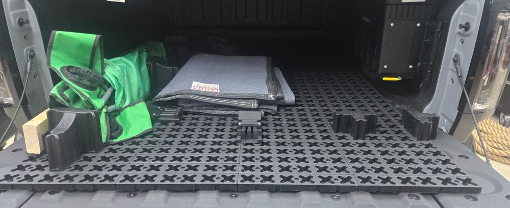 12" x 2" Tmat Interlocking Non-Draining Strips - Four Connectors (Set of 2) - Customer Photo From John Molle