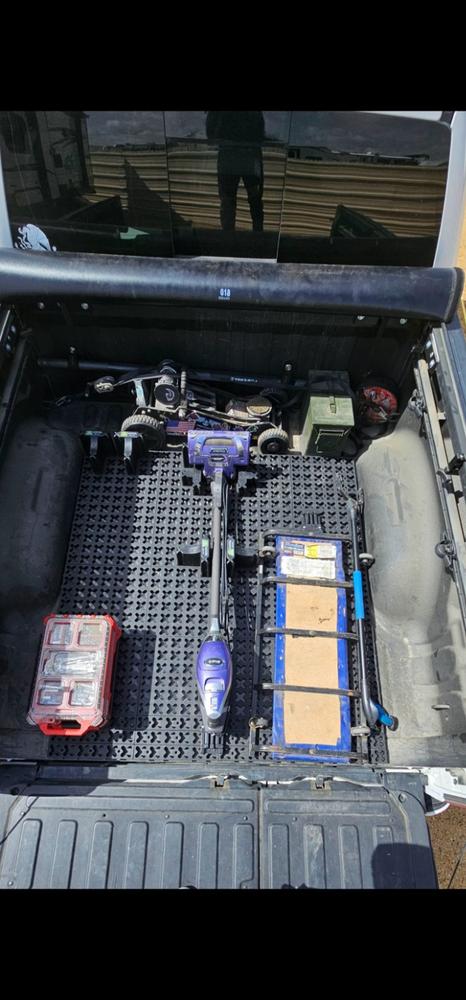 12" x 2" Tmat Interlocking Non-Draining Strips - Four Connectors (Set of 2) - Customer Photo From Estevan Carrera