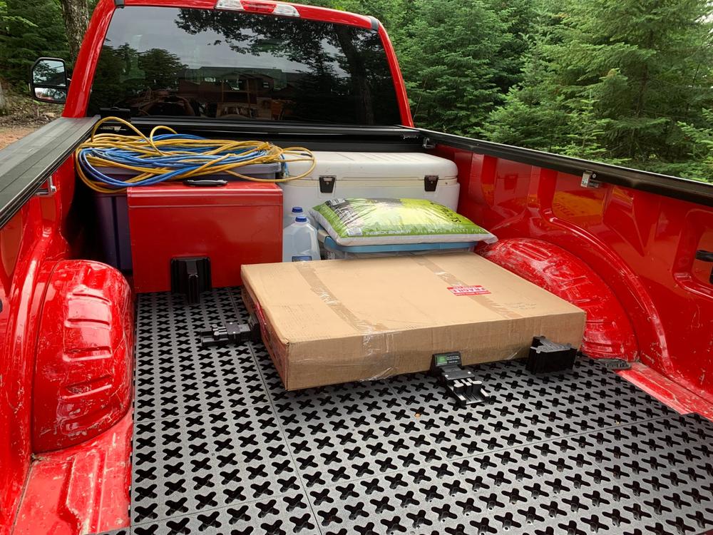 12" x 2" Tmat Interlocking Non-Draining Strips - Four Connectors (Set of 2) - Customer Photo From Mark Sullivan