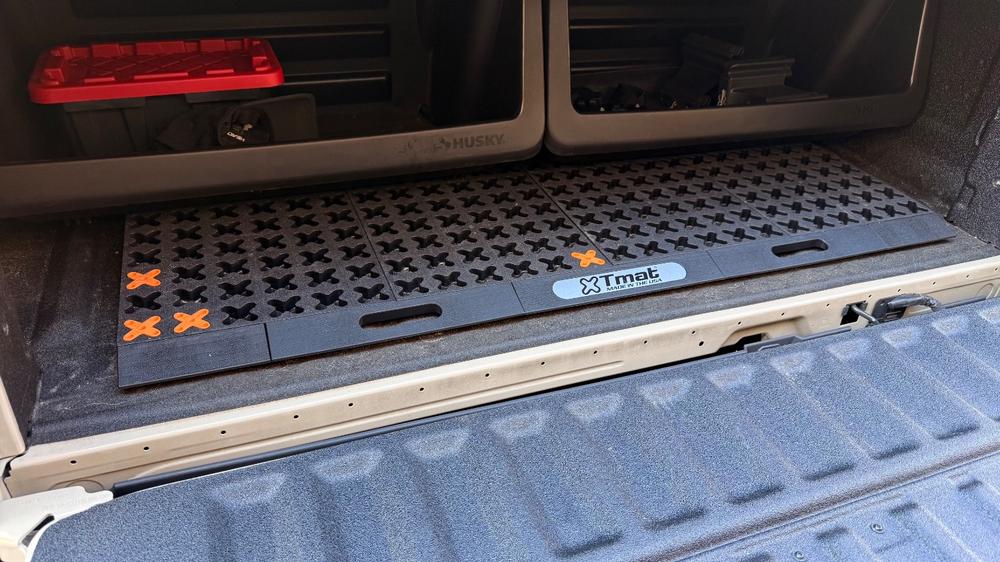 Tmat Handles & Ramp Edge Kit - 48" Total Length (fits Midsize & Compact Truck Kits) - Customer Photo From Raj Rangarajan