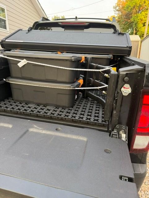 Tmat Handles & Ramp Edge Kit - 48" Total Length (fits Midsize & Compact Truck Kits) - Customer Photo From Glenn Moore