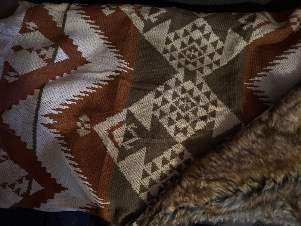 Mohave Faux Fur Knitted Blanket - Goz – Anifurry